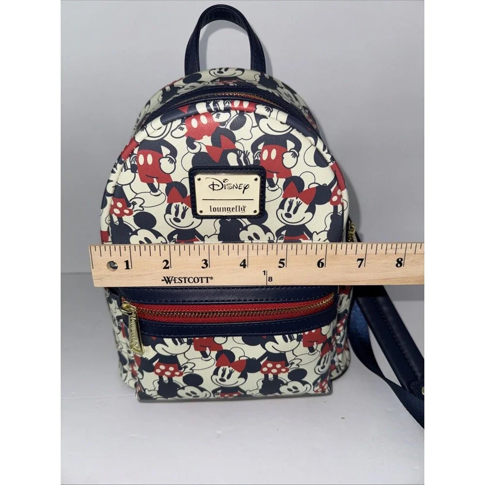 Disney Lounged Mickey Minnie Mouse Backpack